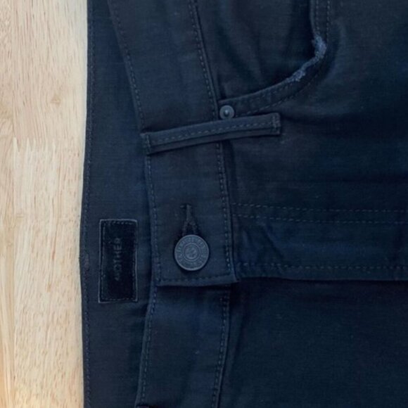 MOTHER The Insider Crop Straight Black Jeans in Not Guilty Size 26 - Picture 7 of 8